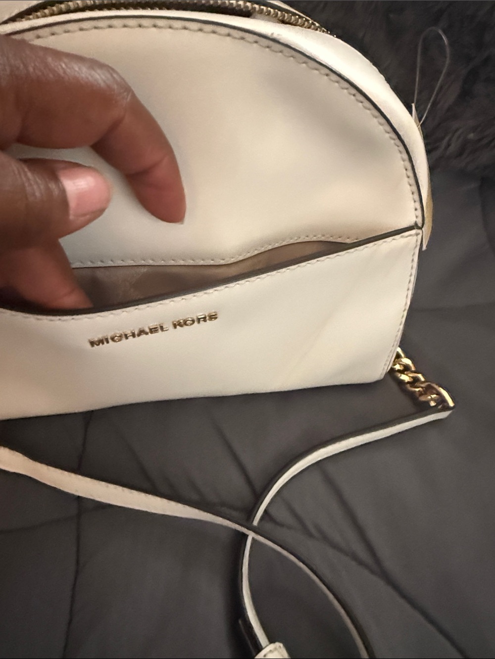 Michael Kors Rainbow Dome Crossbody Bag - Multi - Picture 3 of 6